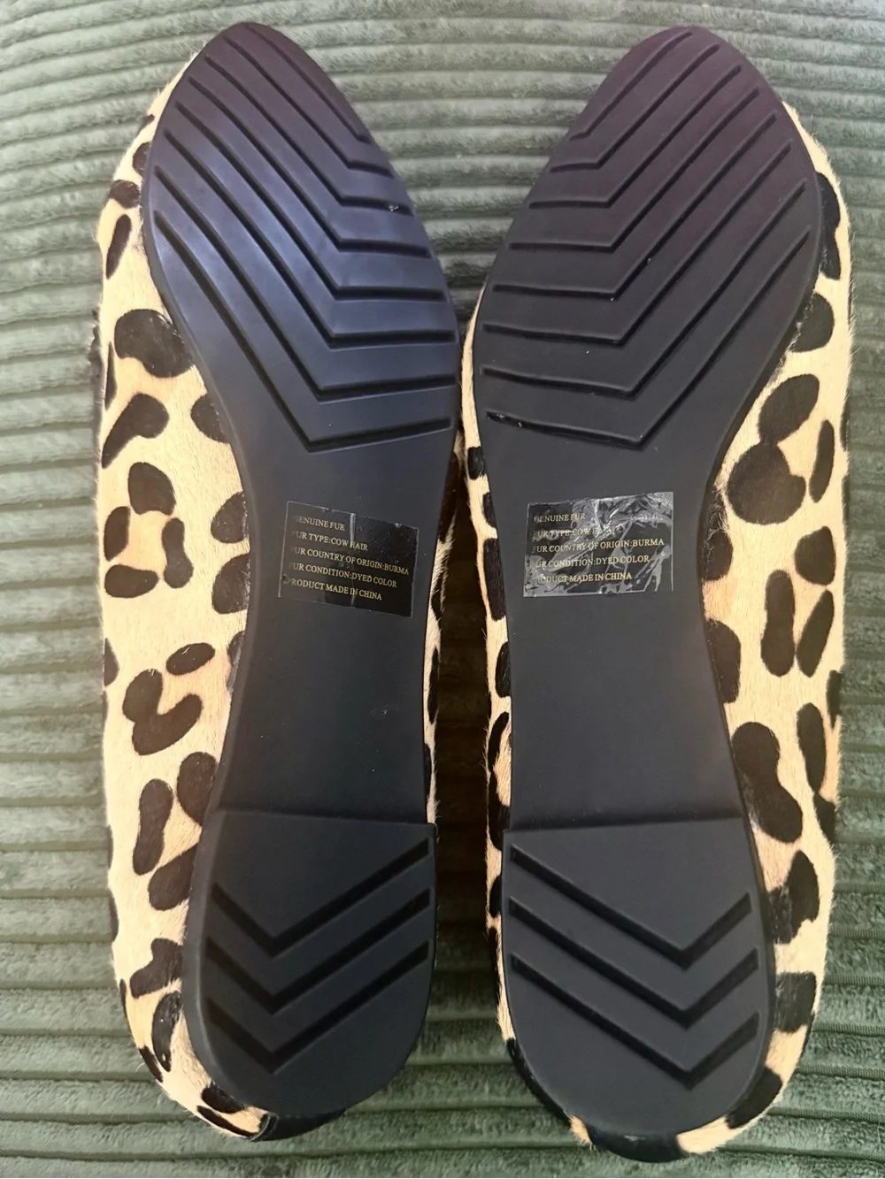 Leopard Print Pointed Toe Women's Loafers 6.5 KELLY & KATIE casual chic shoes